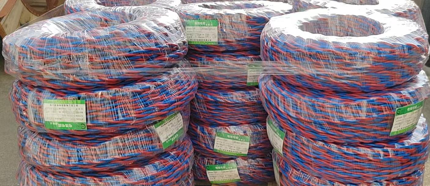 亘古电线电缆WDZB-RYJS-300/300V-2x1.5 铜芯交联聚乙烯绝缘绞型连接软线